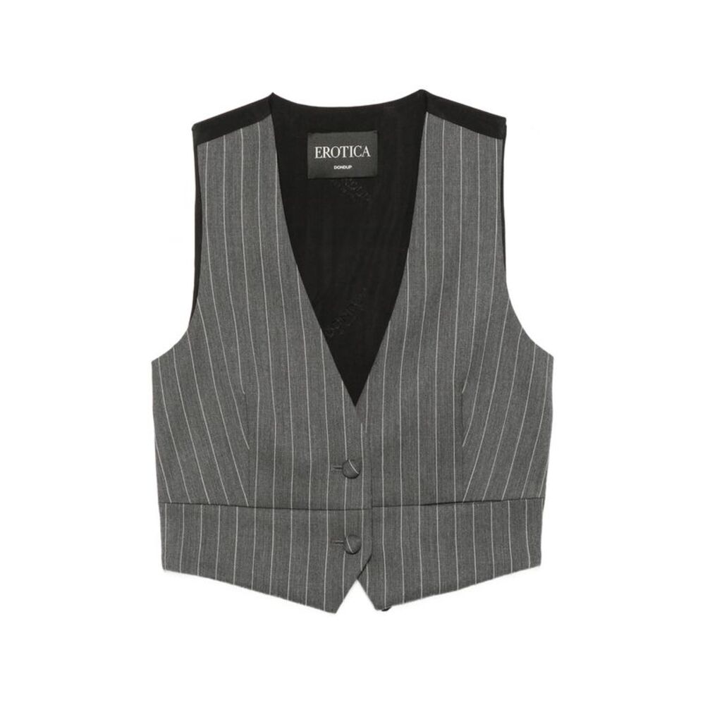 Dondup Grey Jackets - Waistcoat & Gilets Women
